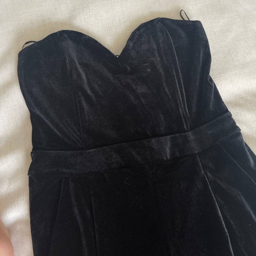 Express pants jumpsuit velvet